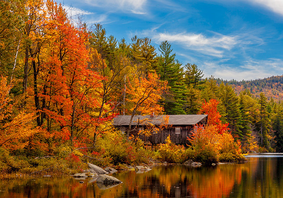 Hunts Pond Color, Hancock, NH