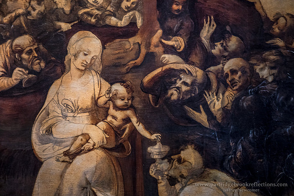 171003AdorationOfTheMagiLeonardoDetailUffiziFlorenceItaly