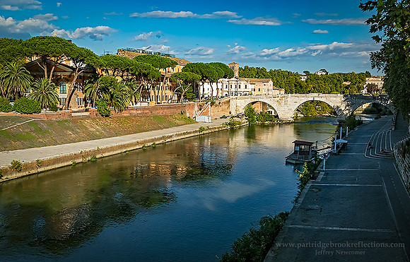 Ponte Cestio On the Tiber Rome