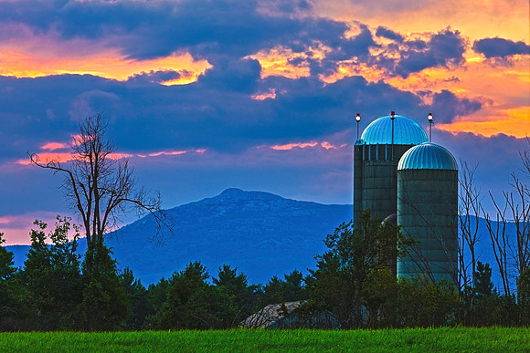 Silo Sunset, Jaffrey, NH