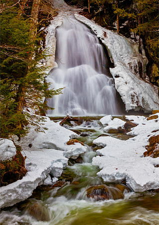 Ice Breaking, Moss Glen Falls, Granville, Vt