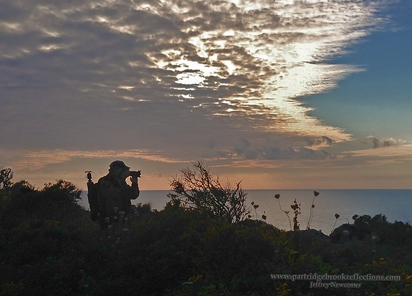 Jeff at Cliff's Edge, Gay Head, Martha's Vineyard by Abigail Newcomer