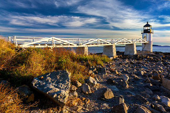 Golden Path, Marshall Point Lighthouse, Port Clyde, Me