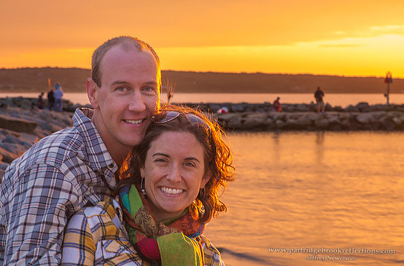 Abigail and Grayson, Menemsha Sunset