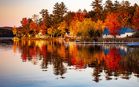 221015EveningGoldSpoffordLakeNH