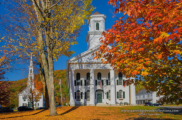 Autumn Courthouse, Newfane, Vermont