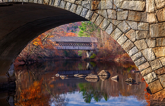 Arched Bridge, Henniker, New Hampshire