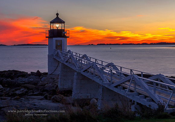 Marshall Point Fire, Port Clyde, Me