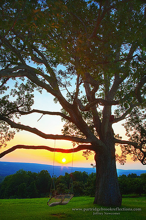 090804SunsetOakDublinNH2HDR