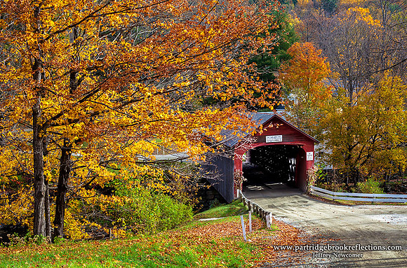 Autumn Green River Bridge, Guuilford, Vt