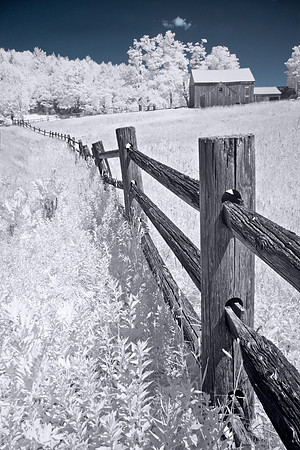 Barn and Fence, Mar-Re-Bar_la farm, Marlborough, Vermont