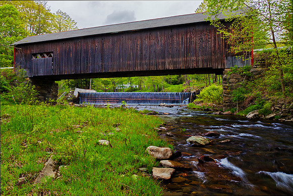 Down Stream. Green River, Guilford, Vt