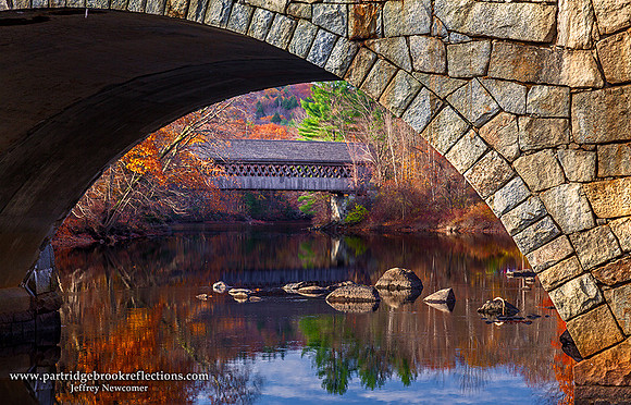 Arched Covered Bridge, Henniker, NH